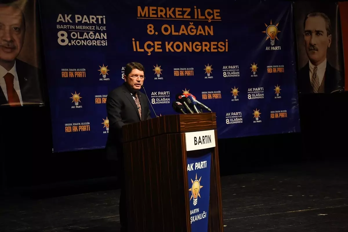 Adalet Bakanı Tunç, AK Parti’nin Bartın ve Amasra kongrelerinde konuştu Açıklaması